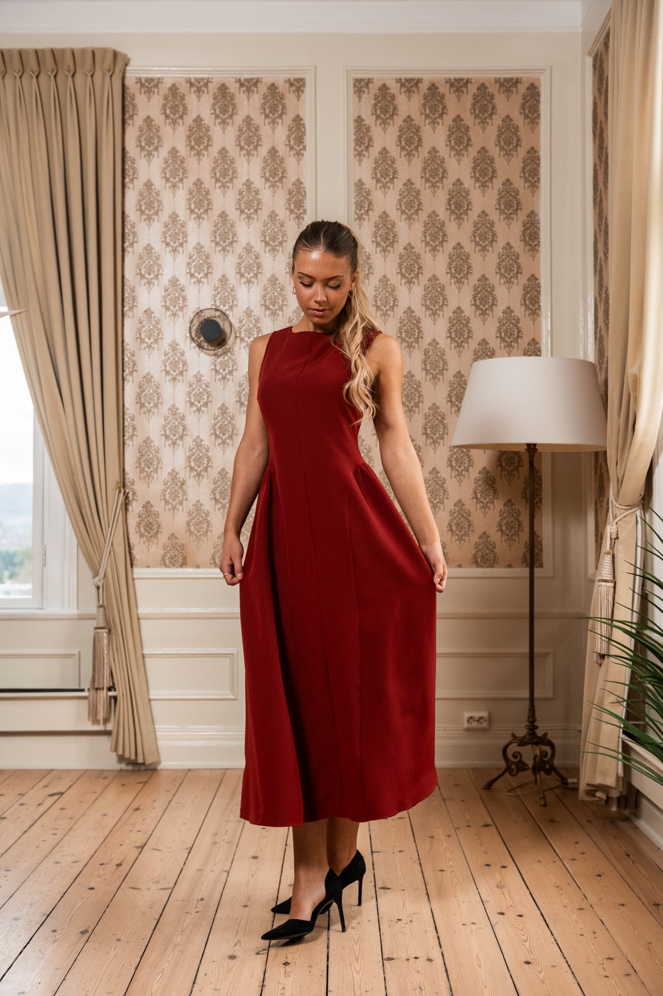 VMSALLY Long Dress - Biking Red